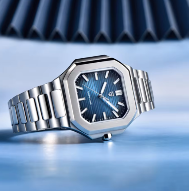 PAGANI DESIGN New Square Men Quartz Watch Luxury Sapphire Glass